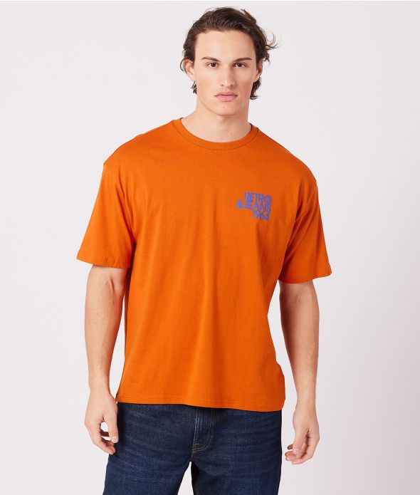 LUCAS T-SHIRT, ORANGE