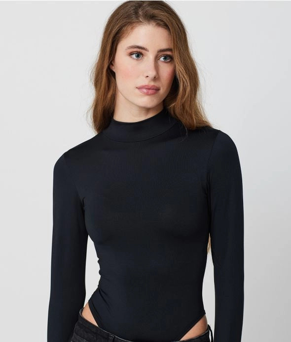 SWAN NŐI HOSSZÚ UJJÚ BODY, FEKETE