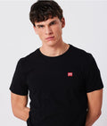 EDDIE ROUND T-SHIRT, BLACK