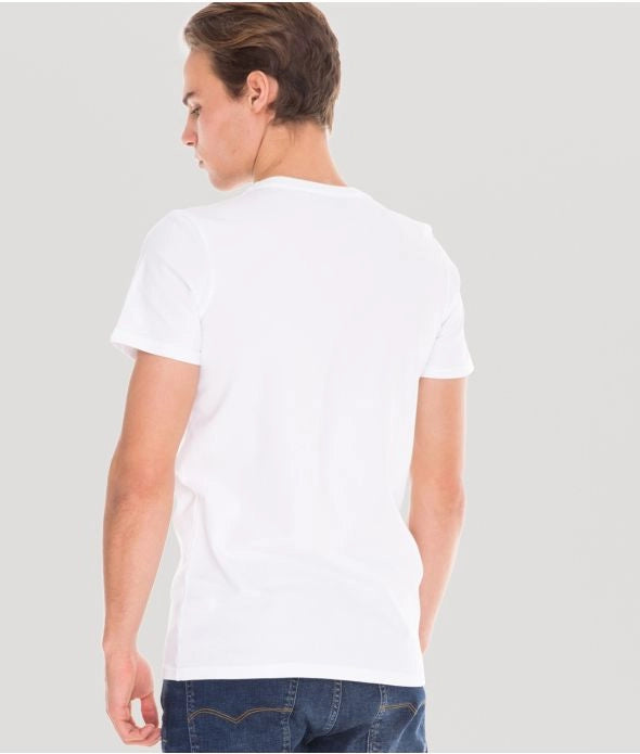 EDDIE ROUND T-SHIRT, WHITE